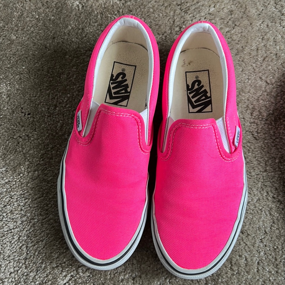 Vans Girls 4.5 Pink like new condition
